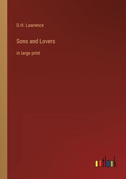 portada Sons and Lovers: in large print (en Inglés)