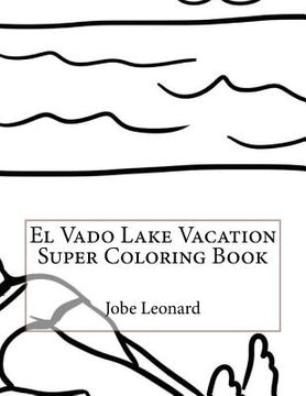portada El Vado Lake Vacation Super Coloring Book (en Inglés)