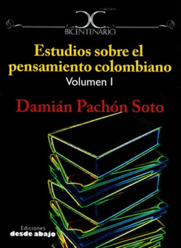 portada Estudios sobre el pensamiento colombiano Volumen I (in Spanish)