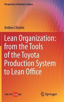 portada lean organization: from the tools of the toyota production system to lean office (en Inglés)