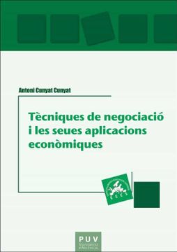 portada Tecniques de Negociacio i les Seues Aplicacions Economiques (en Catalán)