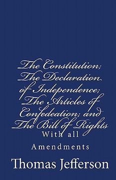 portada the constitution of the united states of america, with the bill of rights and all of the amendments; (in English)