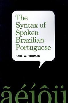 portada the syntax of spoken brazilian portuguese (en Inglés)