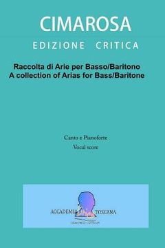 portada Raccolta di arie per Basso/Baritono: A collection of Arias for Bass/Baritone (en Italiano)