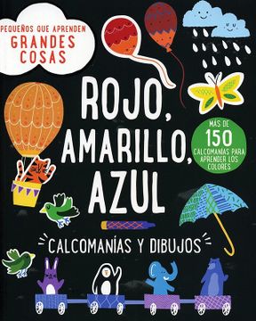 portada Calcomanias y Dibujos: Rojo, Amarillo, Azul (in Spanish)