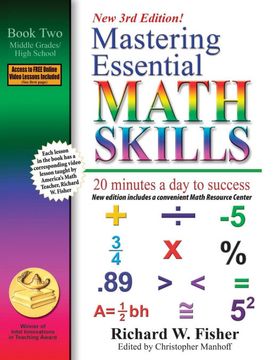 portada Mastering Essential Math Skills, Book 2: Middle Grades (en Inglés)