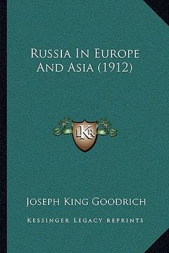portada russia in europe and asia (1912) (in English)