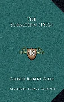 portada the subaltern (1872) (in English)