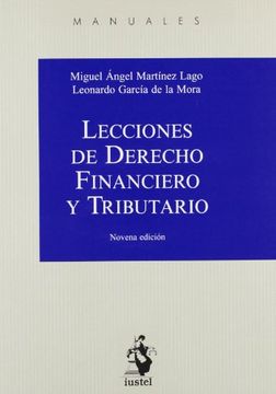 portada Lecciones de Derecho Financiero y Tributario