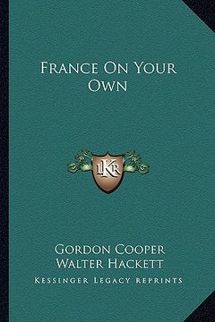 portada france on your own (in English)