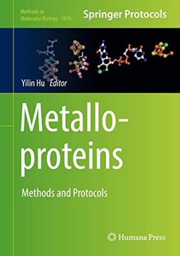 portada Metalloproteins: Methods and Protocols (Methods in Molecular Biology, 1876) (en Inglés)
