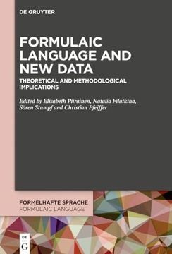 portada Formulaic Language and new Data Theoretical and Methodological Implications (en Inglés)