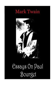 portada Essays On Paul Bourget (in English)