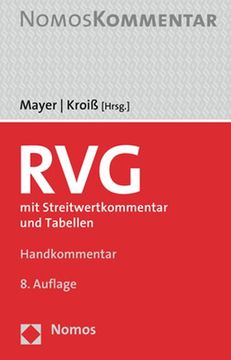 portada Rechtsanwaltsvergutungsgesetz: Mit Streitwertkommentar und Tabellen -Language: German (in German)
