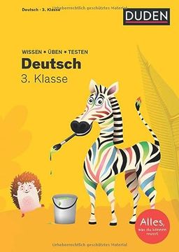 portada Wissen Üben Testen: Deutsch 3. Klasse (en Alemán)