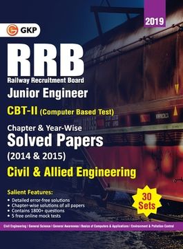 portada RRB 2019 - Junior Engineer CBT II 30 Sets: Chapter-Wise & Year-Wise solved Papers (2014 & 2015) - Civil & Allied Engineering