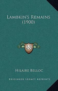 portada lambkin's remains (1900) (en Inglés)