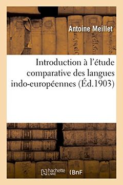 portada Introduction A L'Etude Comparative Des Langues Indo-Europeennes (French Edition)
