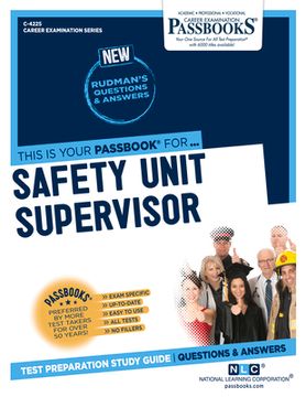 portada Safety Unit Supervisor (C-4225): Passbooks Study Guide Volume 4225