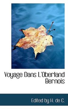 portada voyage dans l'oberland bernois (en Inglés)