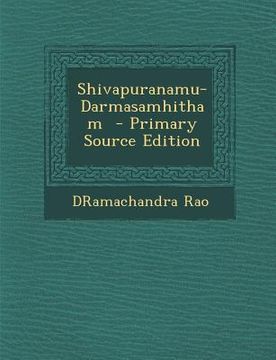 portada Shivapuranamu-Darmasamhitham (en Telugu)