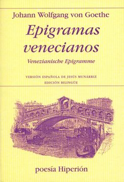portada Epigramas Venecianos (en Español, Alemán)