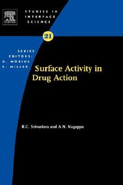 portada surface activity in drug action (en Inglés)