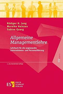 portada Allgemeine Managementlehre: Lehrbuch für die Angewandte Unternehmens- und Personalführung (Esvbasics) (en Alemán)