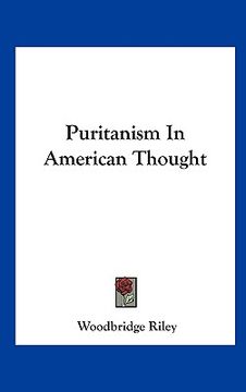 portada puritanism in american thought (en Inglés)