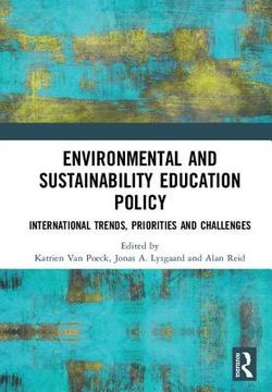portada Environmental and Sustainability Education Policy: International Trends, Priorities and Challenges (en Inglés)