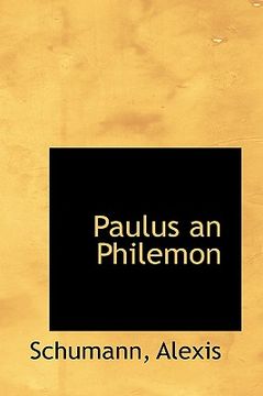 portada paulus an philemon (en Inglés)