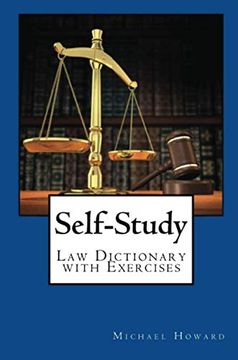 portada Self-Study: Law Dictionary With Exercises (en Inglés)