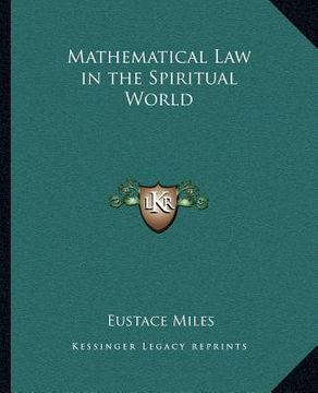 portada mathematical law in the spiritual world (in English)