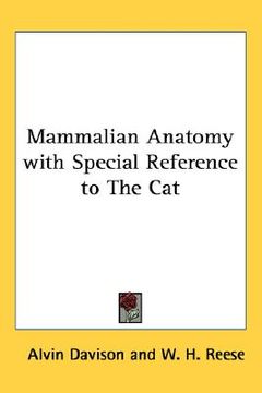 portada mammalian anatomy with special reference to the cat (en Inglés)