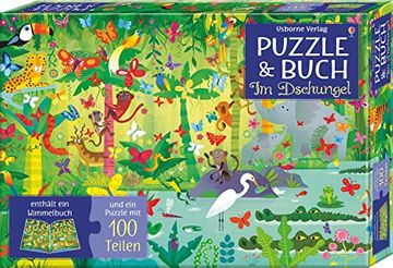 portada Puzzle & Book: In the Jungle (in German)
