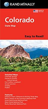 portada Rand Mcnally Easy to Read Folded Map: Colorado State map 