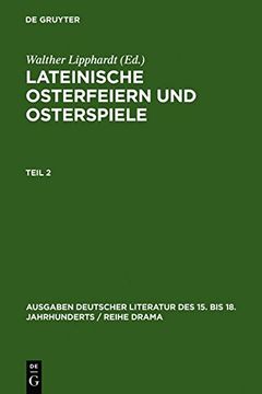 portada lipphardt, walther: lateinische osterfeiern und osterspiele. teil 2 (en Inglés)