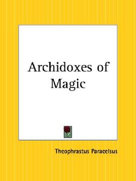 portada archidoxes of magic (en Inglés)
