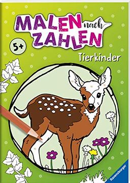 portada Malen Nach Zahlen ab 5: Tierkinder (en Alemán)