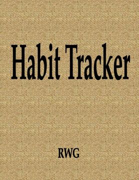 portada Habit Tracker: 50 Pages 8. 5" x 11" (en Inglés)