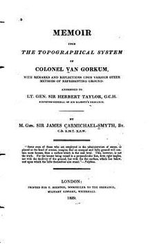 portada Memoir Upon the Topographical System of Colonel Van Gorkum (en Inglés)