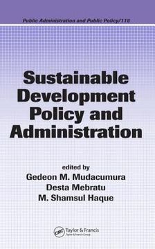 portada sustainable development policy and administration (en Inglés)