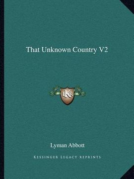 portada that unknown country v2 (en Inglés)