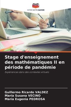portada Stage d'enseignement des mathématiques II en période de pandémie (en Francés)