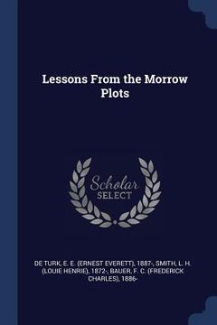 portada Lessons From the Morrow Plots (en Inglés)