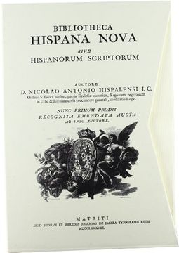 portada bibliotheca hispana nova vol.iii/iv