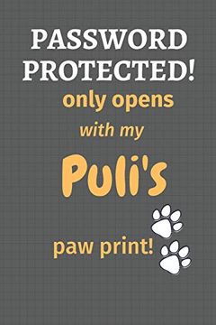 portada Password Protected! Only Opens With my Puli's paw Print! For Puli dog Fans 