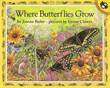 portada Where Butterflies Grow (Picture Puffins) (en Inglés)