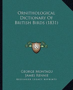 portada ornithological dictionary of british birds (1831) (en Inglés)