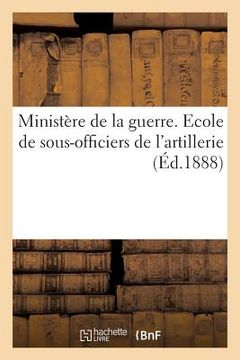 portada Ministère de la Guerre (en Francés)